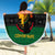 Personalized Queen In Pan-African Colors Beach Blanket Egyptian Beautiful Goddess - Wonder Print Shop