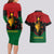 Personalized Queen In Pan-African Colors Couples Matching Long Sleeve Bodycon Dress and Hawaiian Shirt Egyptian Beautiful Goddess
