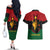 Personalized Queen In Pan-African Colors Couples Matching Off The Shoulder Long Sleeve Dress and Hawaiian Shirt Egyptian Beautiful Goddess