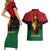 Personalized Queen In Pan-African Colors Couples Matching Short Sleeve Bodycon Dress and Hawaiian Shirt Egyptian Beautiful Goddess