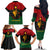 Personalized Queen In Pan-African Colors Family Matching Off The Shoulder Long Sleeve Dress and Hawaiian Shirt Egyptian Beautiful Goddess