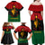Personalized Queen In Pan-African Colors Family Matching Off Shoulder Maxi Dress and Hawaiian Shirt Egyptian Beautiful Goddess - Wonder Print Shop