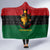 Personalized Queen In Pan-African Colors Hooded Blanket Egyptian Beautiful Goddess