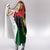 Personalized Queen In Pan-African Colors Hooded Blanket Egyptian Beautiful Goddess