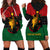 Personalized Queen In Pan-African Colors Hoodie Dress Egyptian Beautiful Goddess - Wonder Print Shop