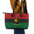 Personalized Queen In Pan-African Colors Leather Tote Bag Egyptian Beautiful Goddess - Wonder Print Shop