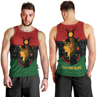 Personalized Queen In Pan-African Colors Men Tank Top Egyptian Beautiful Goddess - Wonder Print Shop