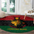 Personalized Queen In Pan-African Colors Round Carpet Egyptian Beautiful Goddess