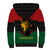 Personalized Queen In Pan-African Colors Sherpa Hoodie Egyptian Beautiful Goddess