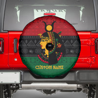 Personalized Queen In Pan-African Colors Spare Tire Cover Egyptian Beautiful Goddess - Wonder Print Shop
