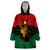Personalized Queen In Pan-African Colors Wearable Blanket Hoodie Egyptian Beautiful Goddess