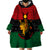 Personalized Queen In Pan-African Colors Wearable Blanket Hoodie Egyptian Beautiful Goddess