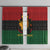 Personalized Queen In Pan-African Colors Window Curtain Egyptian Beautiful Goddess - Wonder Print Shop