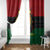 Personalized Queen In Pan-African Colors Window Curtain Egyptian Beautiful Goddess - Wonder Print Shop