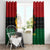 Personalized Queen In Pan-African Colors Window Curtain Egyptian Beautiful Goddess - Wonder Print Shop