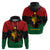 Personalized Queen In Pan-African Colors Zip Hoodie Egyptian Beautiful Goddess - Wonder Print Shop