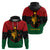Personalized Queen In Pan-African Colors Zip Hoodie Egyptian Beautiful Goddess