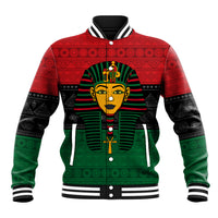 Personalized Pharaoh In Pan-African Colors Baseball Jacket Ancient Egypt - Wonder Print Shop