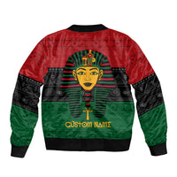 Personalized Pharaoh In Pan-African Colors Bomber Jacket Ancient Egypt - Wonder Print Shop