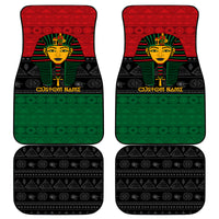 Personalized Pharaoh In Pan-African Colors Car Mats Ancient Egypt - Wonder Print Shop