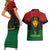 Personalized Pharaoh In Pan-African Colors Couples Matching Short Sleeve Bodycon Dress and Hawaiian Shirt Ancient Egypt