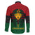 Personalized Pharaoh In Pan-African Colors Family Matching Long Sleeve Bodycon Dress and Hawaiian Shirt Ancient Egypt - Wonder Print Shop