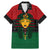 Personalized Pharaoh In Pan-African Colors Family Matching Mermaid Dress and Hawaiian Shirt Ancient Egypt - Wonder Print Shop