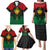 Personalized Pharaoh In Pan-African Colors Family Matching Puletasi and Hawaiian Shirt Ancient Egypt