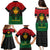 Personalized Pharaoh In Pan-African Colors Family Matching Puletasi and Hawaiian Shirt Ancient Egypt