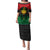 Personalized Pharaoh In Pan-African Colors Family Matching Puletasi and Hawaiian Shirt Ancient Egypt - Wonder Print Shop