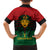 Personalized Pharaoh In Pan-African Colors Family Matching Short Sleeve Bodycon Dress and Hawaiian Shirt Ancient Egypt - Wonder Print Shop