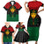 Personalized Pharaoh In Pan-African Colors Family Matching Short Sleeve Bodycon Dress and Hawaiian Shirt Ancient Egypt