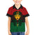 Personalized Pharaoh In Pan-African Colors Family Matching Short Sleeve Bodycon Dress and Hawaiian Shirt Ancient Egypt - Wonder Print Shop
