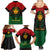 Personalized Pharaoh In Pan-African Colors Family Matching Summer Maxi Dress and Hawaiian Shirt Ancient Egypt - Wonder Print Shop