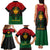 Personalized Pharaoh In Pan-African Colors Family Matching Tank Maxi Dress and Hawaiian Shirt Ancient Egypt