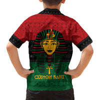 Personalized Pharaoh In Pan-African Colors Hawaiian Shirt Ancient Egypt - Wonder Print Shop
