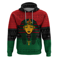 Personalized Pharaoh In Pan-African Colors Hoodie Ancient Egypt - Wonder Print Shop