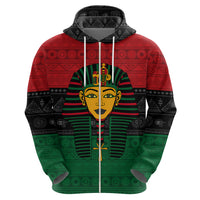 Personalized Pharaoh In Pan-African Colors Hoodie Ancient Egypt - Wonder Print Shop