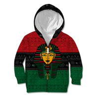 Personalized Pharaoh In Pan-African Colors Kid Hoodie Ancient Egypt - Wonder Print Shop