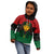 Personalized Pharaoh In Pan-African Colors Kid Hoodie Ancient Egypt - Wonder Print Shop