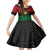 Personalized Pharaoh In Pan-African Colors Kid Short Sleeve Dress Ancient Egypt - Wonder Print Shop