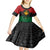 Personalized Pharaoh In Pan-African Colors Kid Short Sleeve Dress Ancient Egypt - Wonder Print Shop