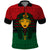 Personalized Pharaoh In Pan-African Colors Polo Shirt Ancient Egypt - Wonder Print Shop
