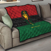 Personalized Pharaoh In Pan-African Colors Quilt Ancient Egypt - Wonder Print Shop