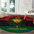 Personalized Pharaoh In Pan-African Colors Round Carpet Ancient Egypt