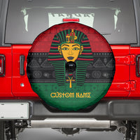 Personalized Pharaoh In Pan-African Colors Spare Tire Cover Ancient Egypt - Wonder Print Shop