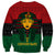 Personalized Pharaoh In Pan-African Colors Sweatshirt Ancient Egypt