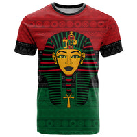 Personalized Pharaoh In Pan-African Colors T Shirt Ancient Egypt - Wonder Print Shop