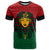 Personalized Pharaoh In Pan-African Colors T Shirt Ancient Egypt - Wonder Print Shop