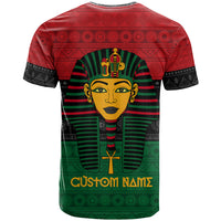 Personalized Pharaoh In Pan-African Colors T Shirt Ancient Egypt - Wonder Print Shop